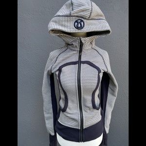 Lululemon cotton fleece scuba jacket SZ 4